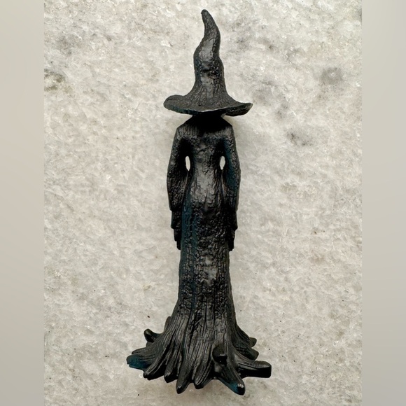 New Halloween 7” / 18cm Black Gothic Witch Shadow Figure Resin Decor Statue - Picture 5 of 7